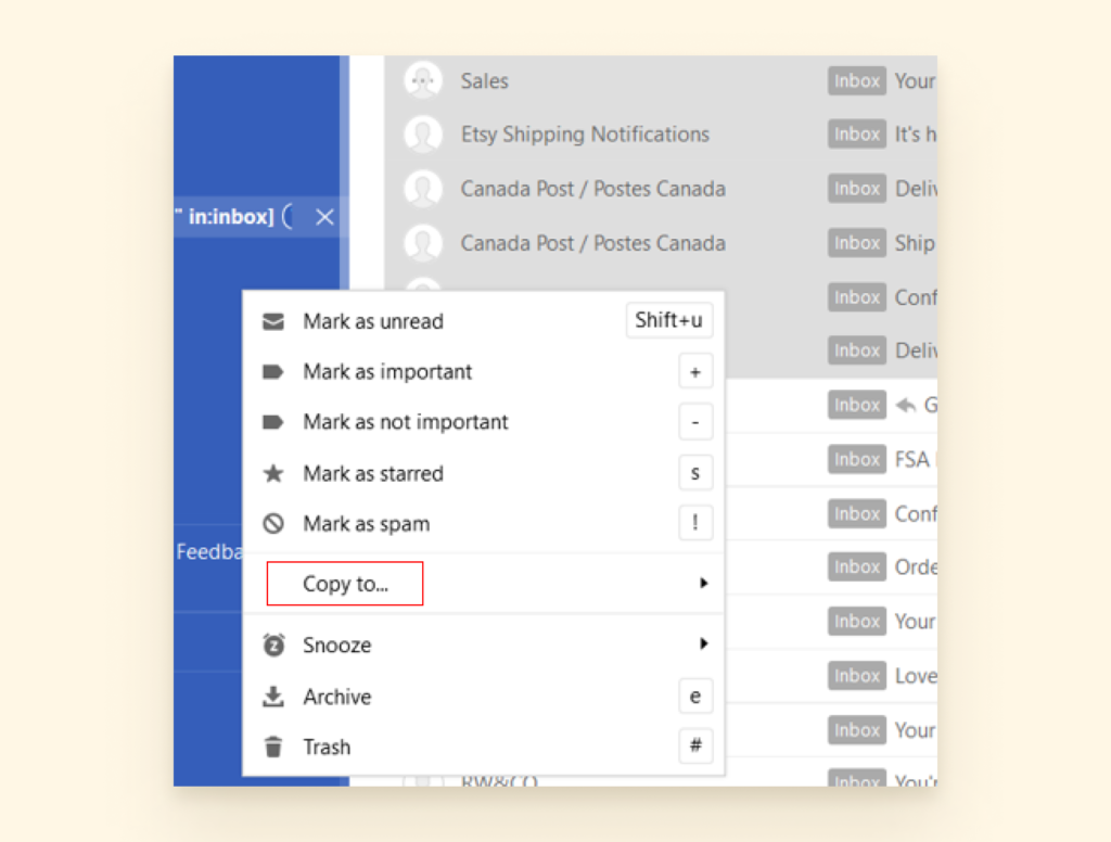 如何使用 mailbird 转发电子邮件的屏幕截图
