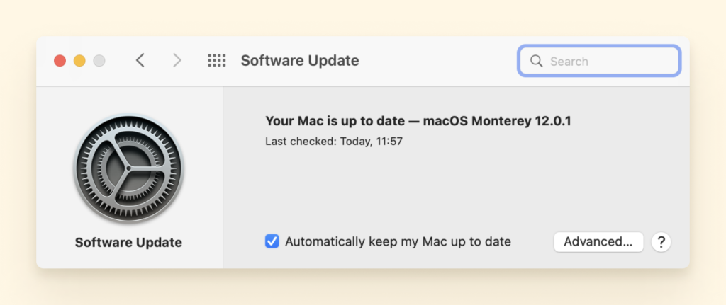 macOS 软件更新