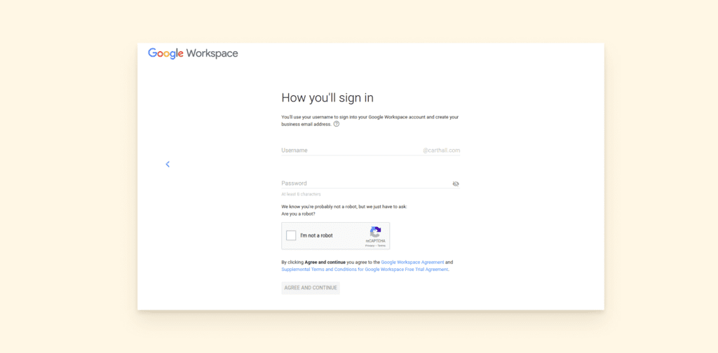 Google Workspace 登录