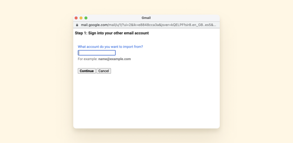 登录 Gmail 帐户