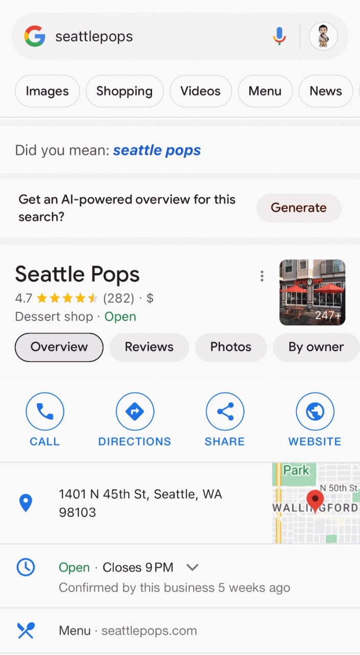 Google Sge 关于此结果